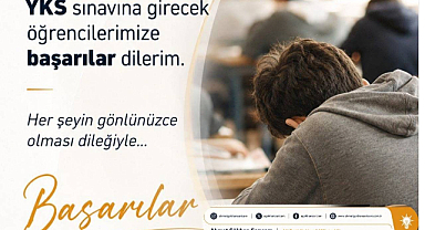 Milletvekili Sarıçam’dan YKS Öncesi Anlamlı Mesaj