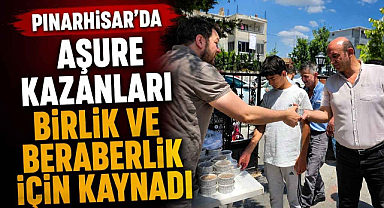 Pınarhisar'da Aşure Kazanları Birlik ve Beraberlik İçin Kaynadı