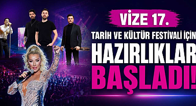 Vize 17. Tarih Ve Kültür Festivali İçin Hazırlıklar Başladı