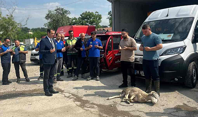 Vize'de Yeni Hizmet Araçları İçin Kurban Kesildi!