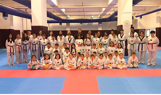 Yamaner Spor Kulübü’nde Kuşak Terfi Coşkusu