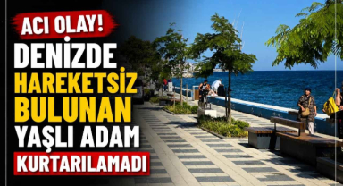 Acı Olay! Denizde Hareketsiz Bulunan Yaşlı Adam Kurtarılamadı 