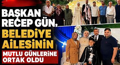 Başkan Recep Gün, Belediye Ailesinin Mutlu Günlerine Ortak Oldu