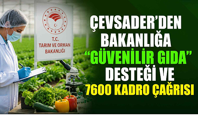ÇEVSADER’den Bakanlığa