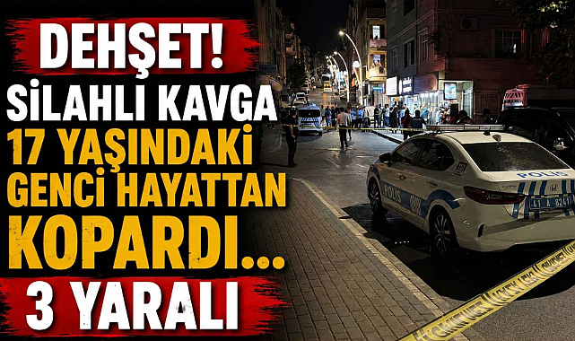 Dehşet! Silahlı Kavga 17 Yaşındaki Genci Hayattan Kopardı…3 Yaralı