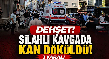 Dehşet! Silahlı Kavgada Kan Döküldü! 1 Yaralı...