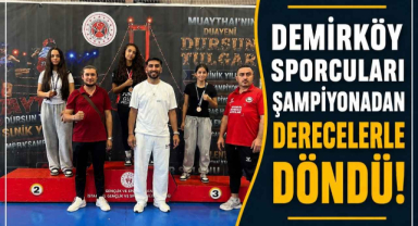 Demirköy Sporcuları Şampiyonadan Derecelerle Döndü! 