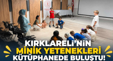 Kırklareli'nin Minik Yetenekleri Kütüphanede Buluştu!
