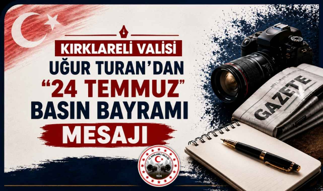 Kırklareli Valisi Uğur Turan’dan