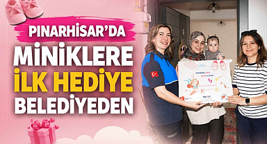 Pınarhisar'da Miniklere İlk Hediye Belediyeden