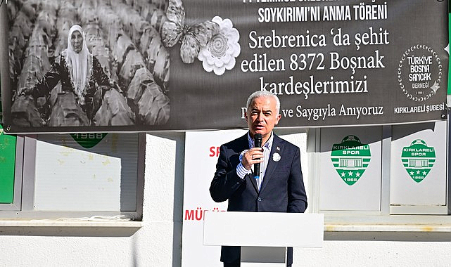 Srebrenitsa Şehitleri Kırklareli'nde Anıldı