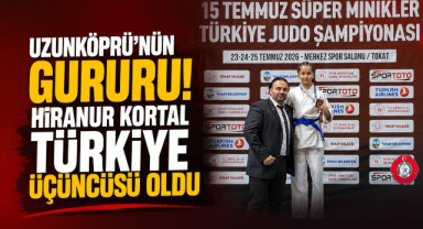 Uzunköprü'nün Gururu! Hiranur Kortal Türkiye Üçüncüsü Oldu