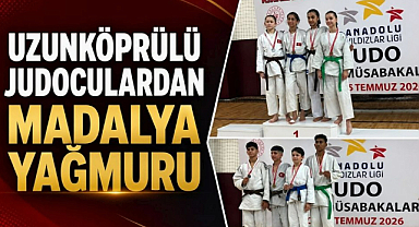 Uzunköprülü Judoculardan Madalya Yağmuru