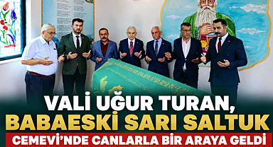 Vali Uğur Turan, Babaeski Sarı Saltuk Cemevi’nde Canlarla Bir Araya Geldi