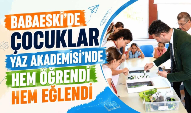 Babaeski’de Çocuklar Yaz Akademisi’nde Hem Öğrendi Hem Eğlendi