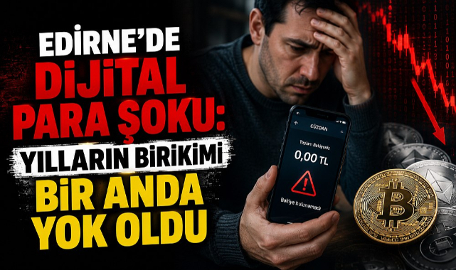 Edirne'de Dijital Para Şoku: Yılların Birikimi Bir Anda Yok Oldu