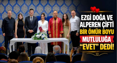 Ezgi Doğa ve Alperen Çifti Bir Ömür Boyu Mutluluğa
