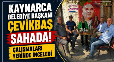 Kaynarca Belediye Başkanı Çevikbaş Sahada! Çalışmaları Yerinde İnceledi 