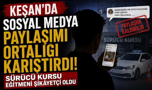 Keşan'da Taciz İftirası Ortalığı Karıştırdı!