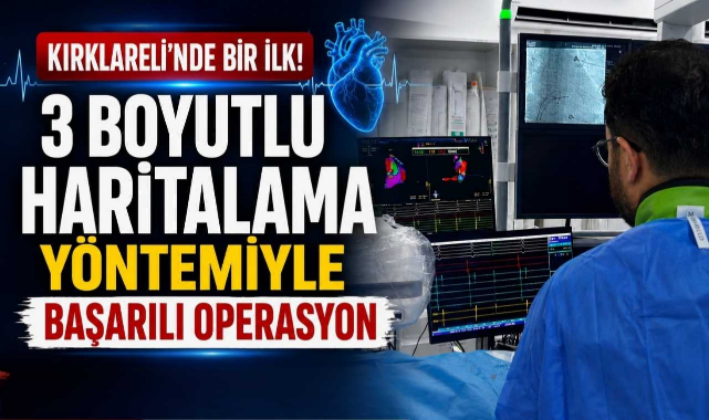 Kırklareli'nde Bir İlk! 3 Boyutlu Haritalama Yöntemiyle Başarılı Operasyon