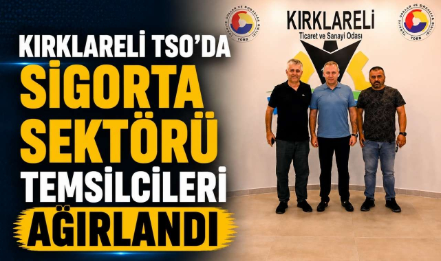 Kırklareli TSO’da Sigorta Sektörü Temsilcileri Ağırlandı
