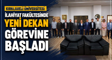 Kırklareli Üniversitesi İlahiyat Fakültesinde Yeni Dekan Görevine Başladı
