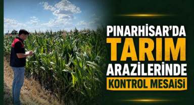 Pınarhisar’da Tarım Arazilerinde Kontrol Mesaisi
