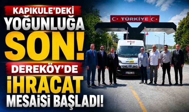 Trakya İhracatına Müjdeli Haber! İlk İhracat Aracı Geçiş Yaptı!