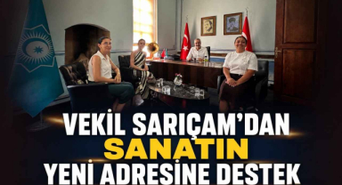 Vekil Sarıçam’dan Sanatın Yeni Adresine Destek