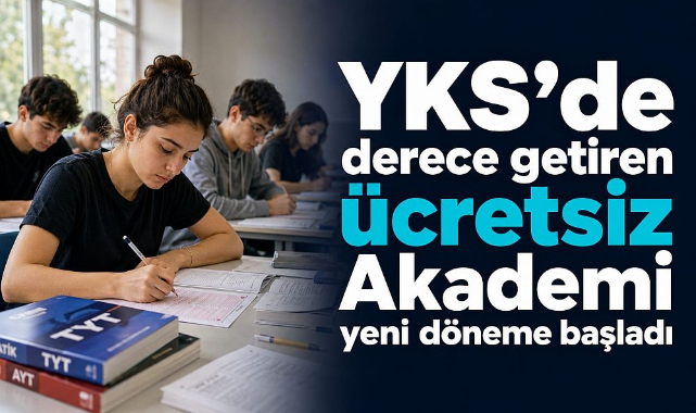 YKS'de derece getiren ücretsiz Akademi yeni döneme başladı