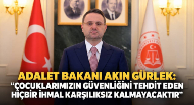 Adalet Bakanı Akın Gürlek: