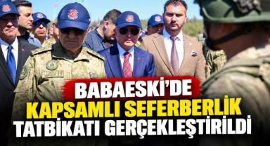 Babaeski’de Kapsamlı Seferberlik Tatbikatı Gerçekleştirildi 
