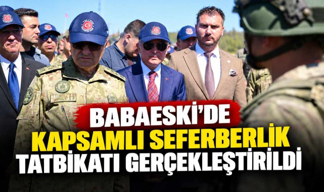 Babaeski’de Kapsamlı Seferberlik Tatbikatı Gerçekleştirildi