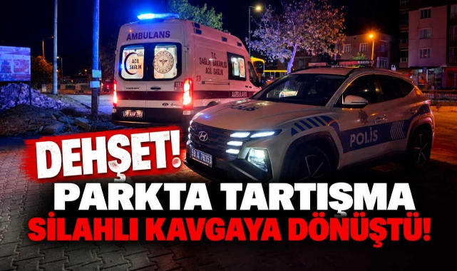 Dehşet! Parkta Tartışma Silahlı Kavgaya Dönüştü!