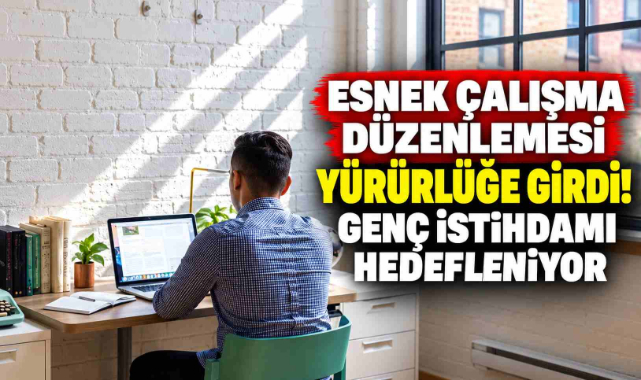 Esnek Çalışma Düzenlemesi Yürürlüğe Girdi! Genç İstihdamı Hedefleniyor