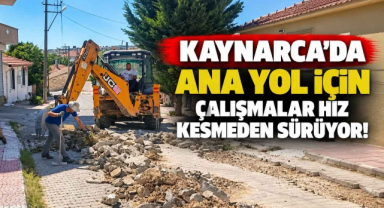 Kaynarca'da Ana Yol İçin Çalışmalar Hız Kesmeden Sürüyor! 