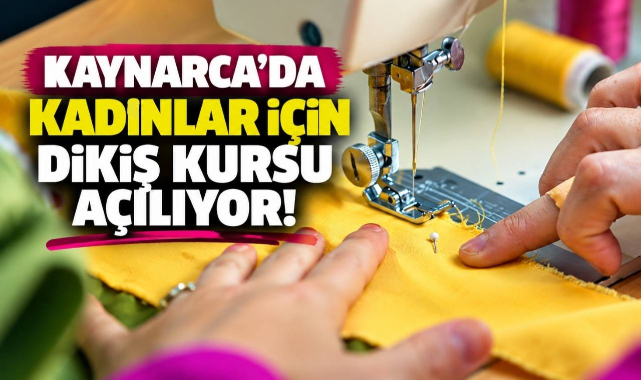 Kaynarca’da Kadınlar İçin Dikiş Kursu Açılıyor!