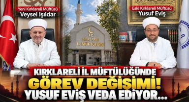 Kırklareli İl Müftülüğü'nde Görev Değişimi! Yusuf Eviş Veda Ediyor...
