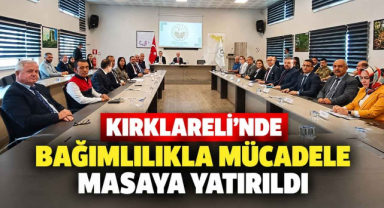 Kırklareli’nde Bağımlılıkla Mücadele Masaya Yatırıldı
