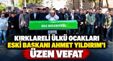 Kırklareli Ülkü Ocakları Eski Başkanı Ahmet Yıldırımı Üzen Vefat