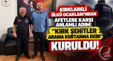 Kırklareli Ülkü Ocakları'ndan Afetlere Karşı Anlamlı Adım:
