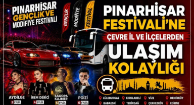 Pınarhisar Festivali’ne Çevre İl ve İlçelerden Ulaşım Kolaylığı 