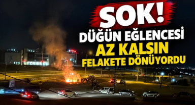 Şok! Düğün Eğlencesi Az Kalsın Felakete Dönüyordu