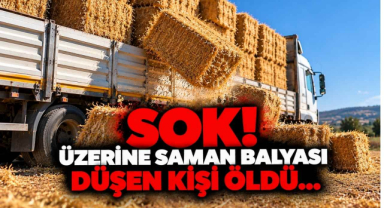 Şok! Üzerine Saman Balyası Düşen Kişi Öldü...