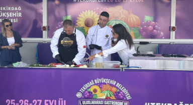 Tekirdağ'daki Gastronomi Festivalinde Farklı Ülkelerin Lezzetleri Tanıtıldı