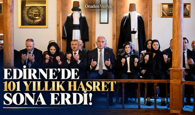 101 Yıllık Hasret Sona Erdi! Muradiye Mevlevihanesi Yeniden Açıldı