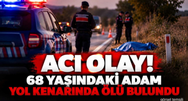 Acı Olay! 68 Yaşındaki Adam Yol Kenarında Ölü Bulundu 