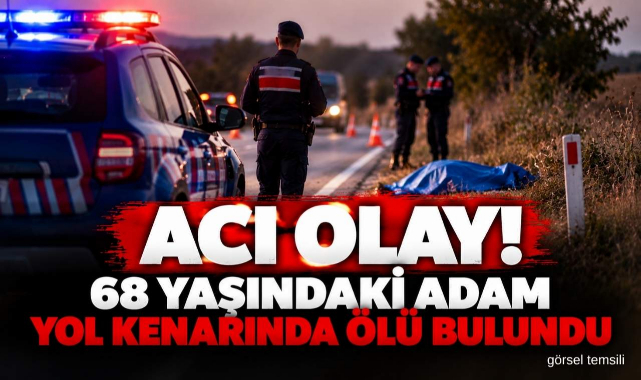 Acı Olay! 68 Yaşındaki Adam Yol Kenarında Ölü Bulundu