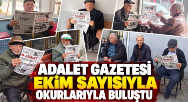 Adalet Gazetesi Ekim Sayısıyla Okurlarıyla Buluştu