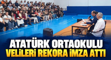 Atatürk Ortaokulu Velileri Rekora İmza Attı
